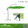 Outdoor Alum Pole green stroller parasol sun protection , Sectional Furniture Tilting Garden Parasol Freestanding lime green,